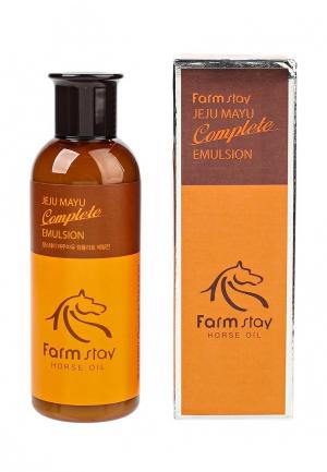 Сыворотка для лица Farm Stay с лошадиным маслом сухой кожи, 200 мл. Цвет: прозрачный