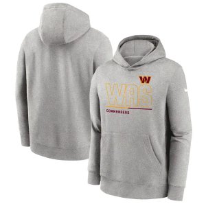 Молодежный пуловер с капюшоном Washington Commanders City Code Nike