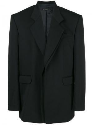 Пиджак с двойными лацканами Y / Project. Цвет: черный