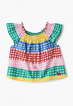 Блуза United Colors of Benetton. Цвет: разноцветный