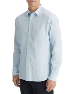 Эластичная оксфордская рубашка с длинными рукавами , цвет Blue Vince