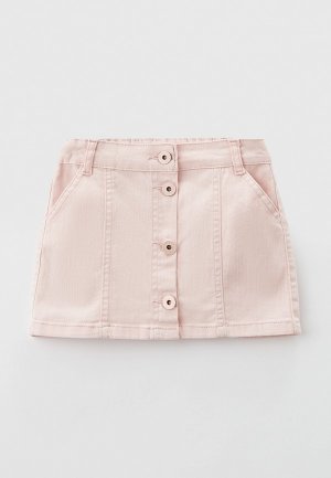 Юбка джинсовая Academ Wear. Цвет: розовый