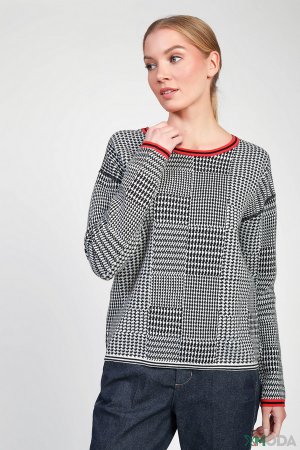 Пуловер Oui. Цвет: серый