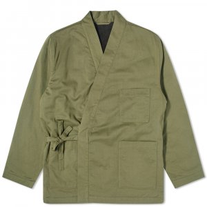 Двусторонняя рабочая куртка Kyoto из твила/шерпы Universal Works