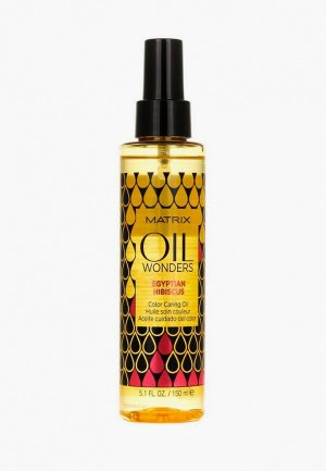 Масло для волос Matrix «Египетский Гибискус» Oil Wonders защиты цвета окрашенных волос, 150 мл. Цвет: прозрачный