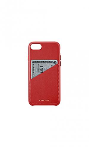 Кожаный чехол для iphone 6/7/8 карт Casetify. Цвет: красный