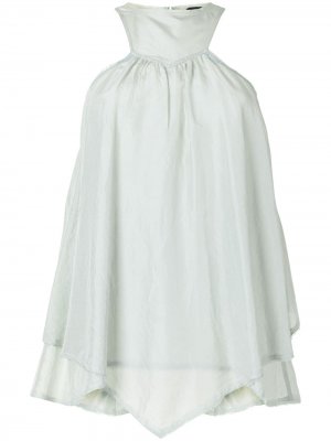 Блузка без рукавов Fendi Pre-Owned. Цвет: зеленый