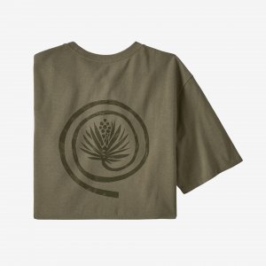 Мужская футболка-цикле , зеленый Patagonia