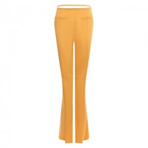 Шерстяные брюки Jacquemus. Цвет: оранжевый