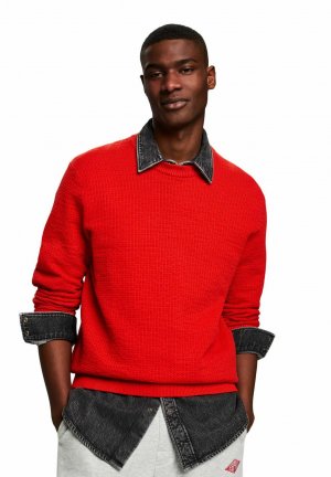 Вязаный свитер STRUKTURIERTES , цвет red Esprit