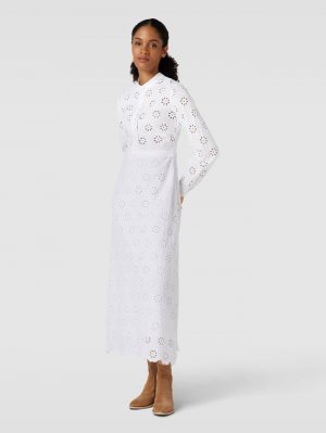 Платье миди с кружевным узором THE KOOPLES, белый Kooples