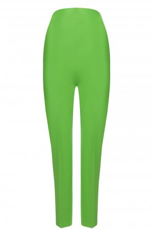 Шерстяные брюки The Attico. Цвет: зелёный