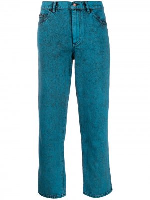 Укороченные джинсы с подворотами Marc Jacobs. Цвет: синий