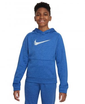 Пуловер для тренировок Big Kids rma Multi+ с капюшоном , синий Nike