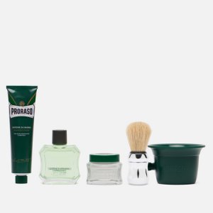 Набор для бритья Classic Shaving Set Proraso. Цвет: зелёный
