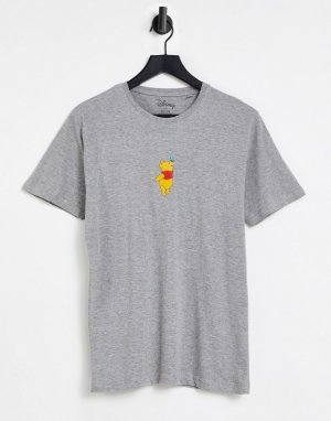 Серая футболка Winnie Pooh-Серый MERCH CMT LTD