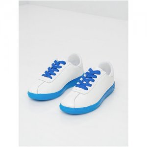 Полуботинки кроссовые, арт. ИП-09213/синий, кожа р. 36 ШК обувь. Цвет: синий/белый