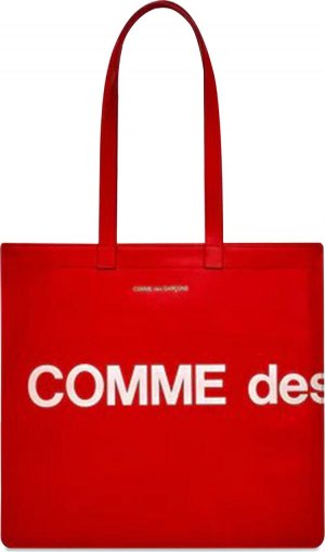 Сумка Huge Logo Tote Bag Red, красный Comme des Garçons Wallet