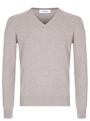 Пуловер шерстяной GRAN SASSO. Цвет: серый