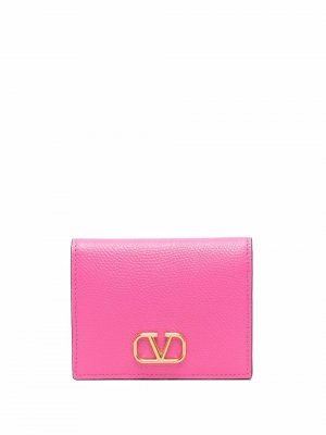Бумажник с логотипом VLogo Signature Valentino Garavani. Цвет: розовый
