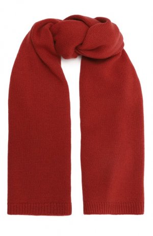 Шерстяной шарф Il Gufo. Цвет: красный