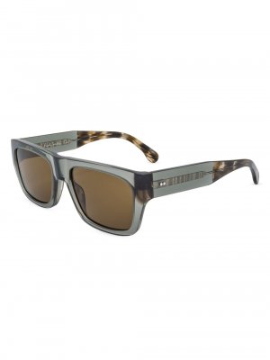 Квадратные солнцезащитные очки Earl 56 мм , серый Paul Smith