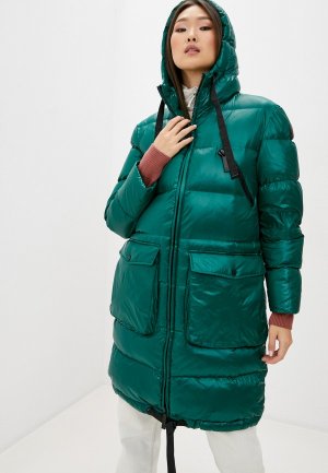 Куртка утепленная Trussardi. Цвет: зеленый