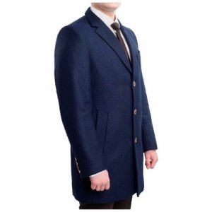 Пальто , размер 52/170, синий LEXMER. Цвет: синий/темно-синий