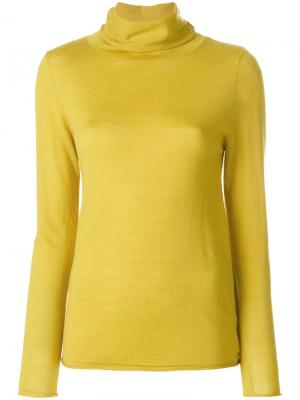 Трикотажный свитер Sottomettimi. Цвет: жёлтый и оранжевый