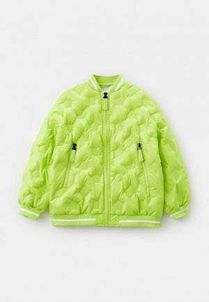 Куртка утепленная Gulliver. Цвет: зеленый