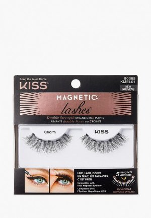 Ресницы накладные Kiss Магнитные  Charm / Magnetic Eyeliner Lash. Цвет: черный