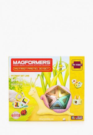Конструктор Magformers My First Pastel Set 30. Цвет: разноцветный
