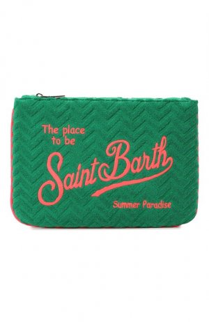 Текстильная косметичка MC2 Saint Barth. Цвет: зелёный