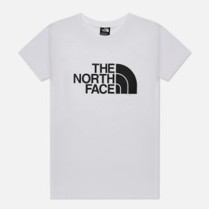 Женская футболка Easy Crew Neck The North Face. Цвет: белый