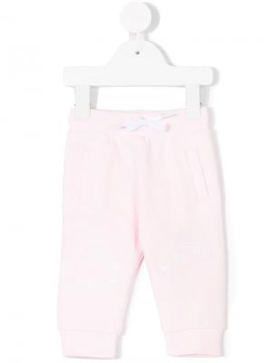 Спортивные брюки в стиле casual Kenzo Kids. Цвет: розовый