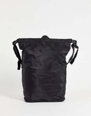 Рюкзак с заворачивающимся верхом -Черный цвет SVNX