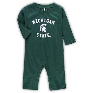 Джемпер с длинными рукавами Infant Wes & Willy Green Michigan State Spartans Core Unbranded