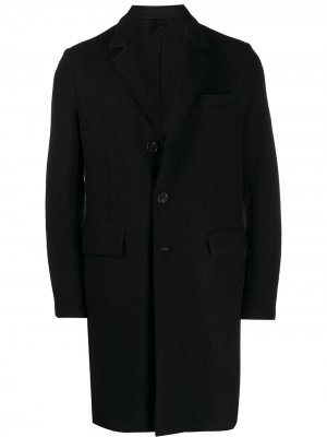 Однобортное фактурное пальто Harris Wharf London