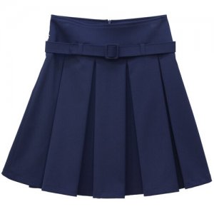 Школьная юбка , размер 116, синий BADI JUNIOR. Цвет: синий