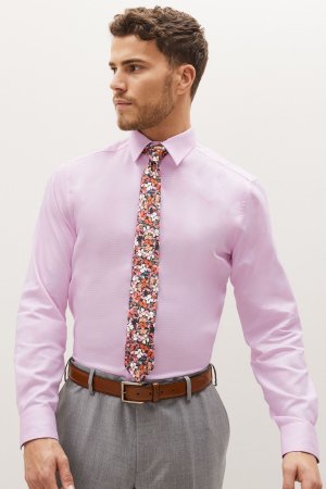 Карманные платки с галстуком-рубашкой и туфли на каблуках , розовый Next