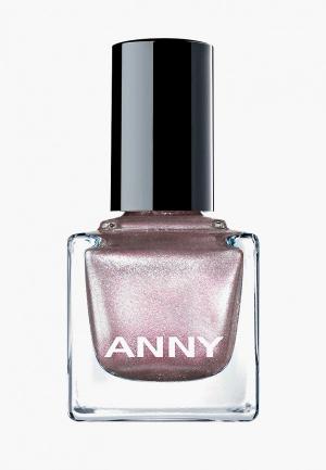 Лак для ногтей Anny тон 218.30 розово-серебряное мерцание. Цвет: розовый