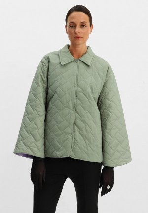Куртка утепленная Nominee. Цвет: зеленый