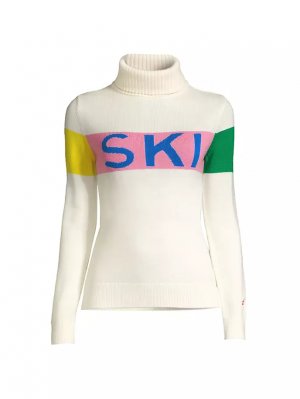 Шерстяной лыжный свитер с цветными блоками интарсия , мультиколор Perfect Moment