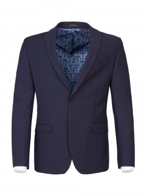 Деловой пиджак приталенного кроя Panama, темно-синий Ted Baker
