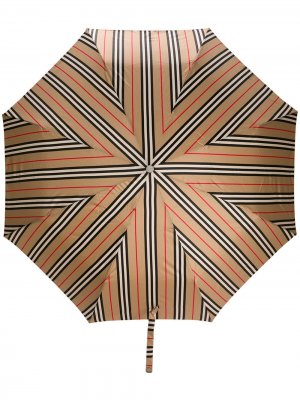Зонт в полоску Icon Stripe Burberry. Цвет: нейтральные цвета