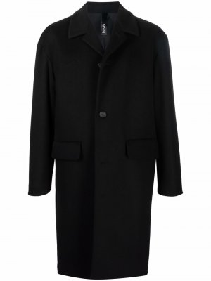 Однобортное пальто Cavallimo Hevo. Цвет: черный