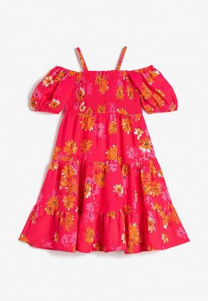 Платье Koton. Цвет: розовый