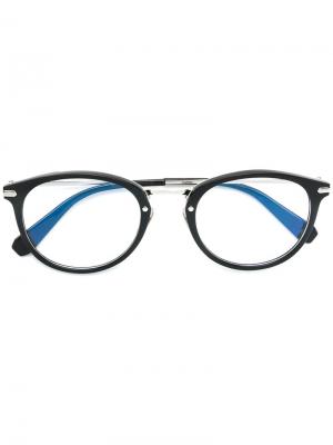 Round-frame glasses Brioni. Цвет: черный
