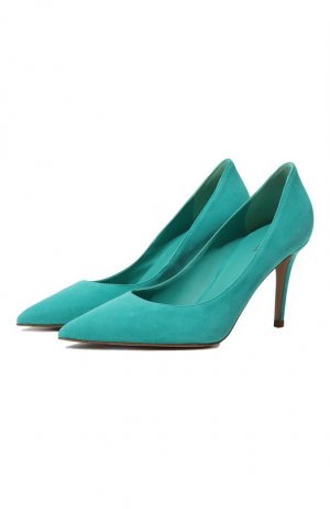 Замшевые туфли Eva Le Silla. Цвет: зелёный