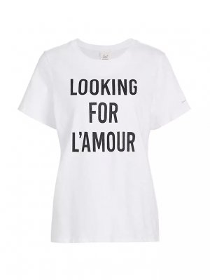 В поисках футболки с короткими рукавами L'Amour Cinq À Sept, белый Sept